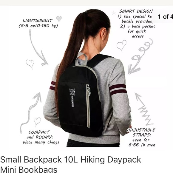 Bags Small Backpack Hiking Daypack Mini Bookbags 1l Poshmark